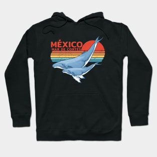 México Sea of Cortez Humpback Whale Hoodie